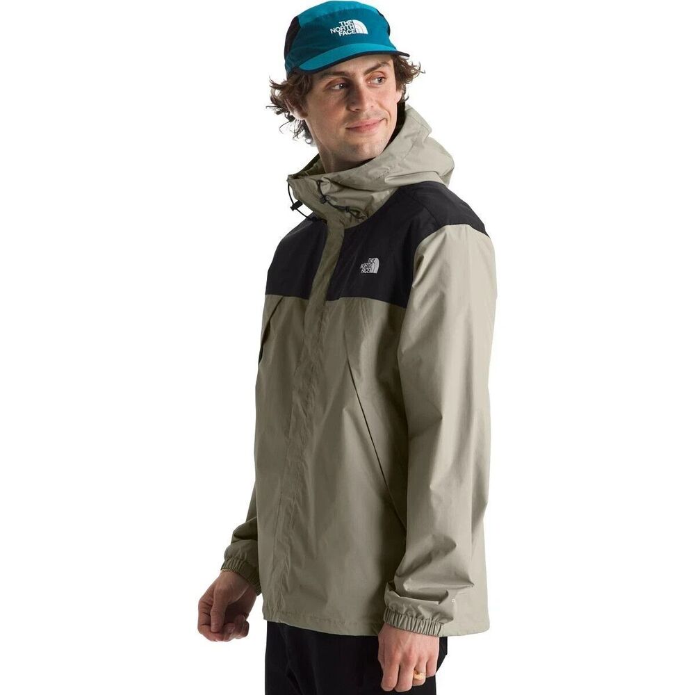 THE NORTH FACE MEN'S ANTORA DRYVENT JACKET  Clay Gray / TNF Black 2XL  NWT